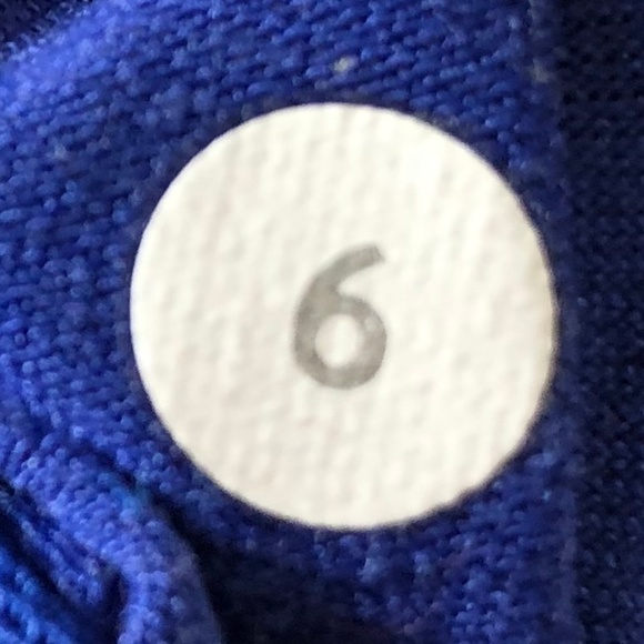 Lululemon Royal Blue & Stripes Scoopneck Tank Top - Picture 6 of 8